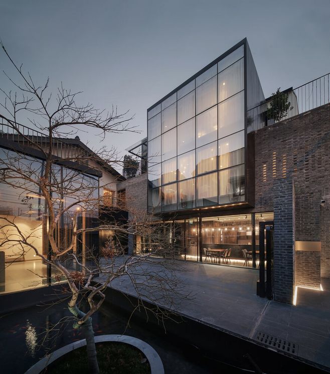 酒店空間,招待所改造設(shè)計,建筑改造,空間重構(gòu),上海渝舍印象,城市民宿設(shè)計,民宿設(shè)計